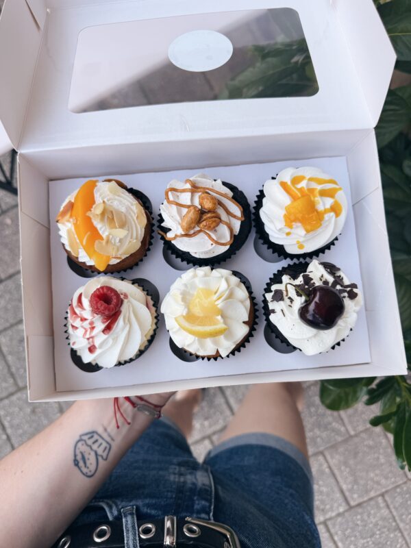 6er Cupcake Box gemischt