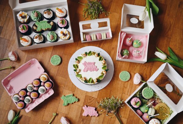 10er Mini Cupcakes Eierbox – Bild 2