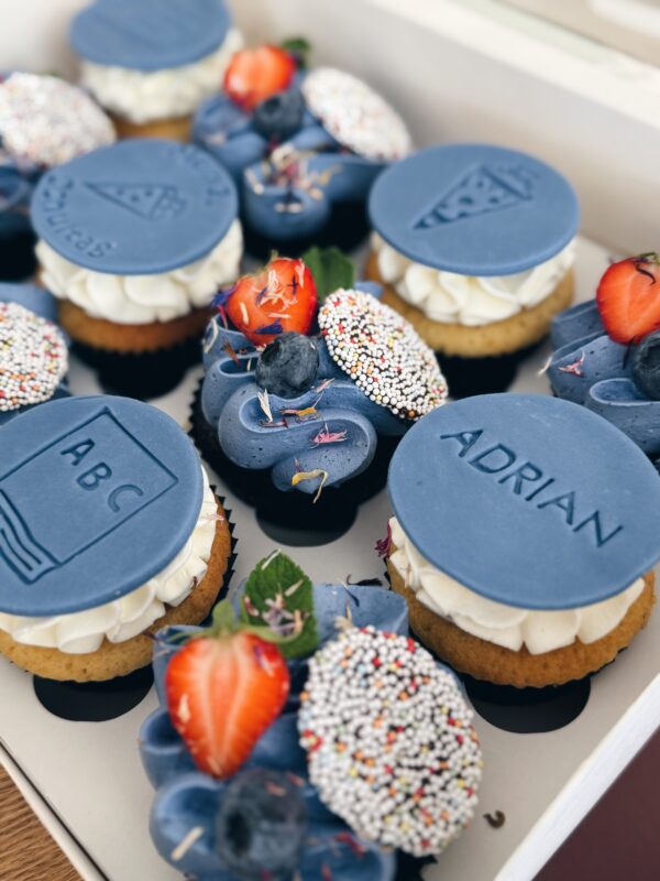 Einschulung Cupcake Box 6er