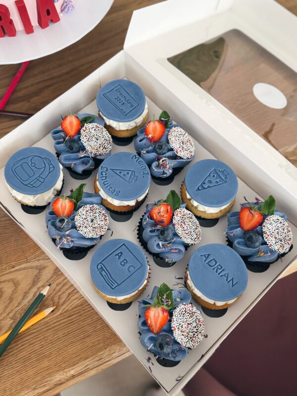 Einschulung Cupcake Box 6er – Bild 2
