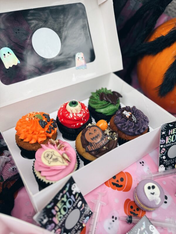 12er Box Cupcakes Gemischt Halloween – Bild 4