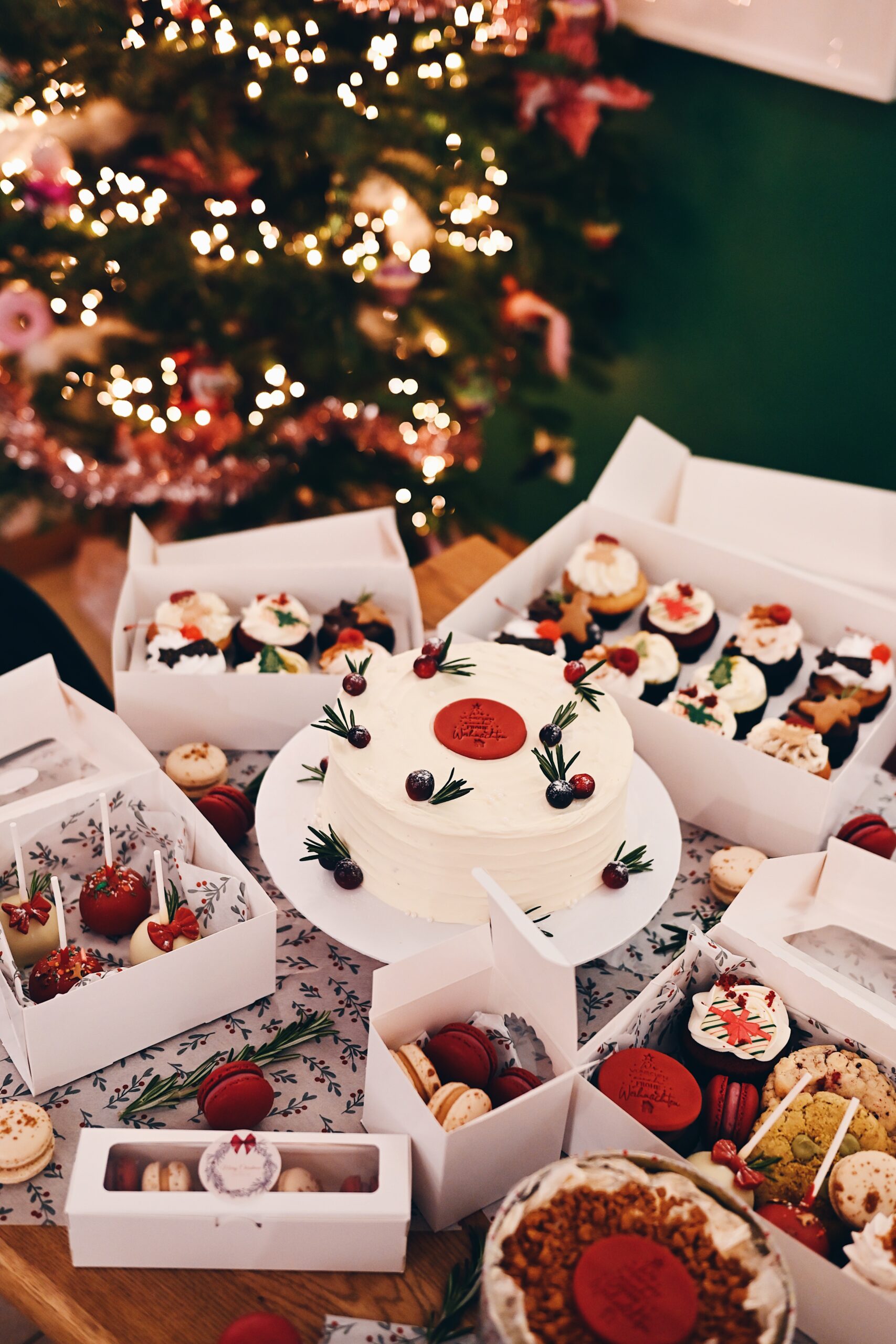 5er Weihnachten Macarons Box – Bild 2