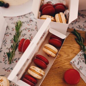 5er Weihnachten Macarons Box