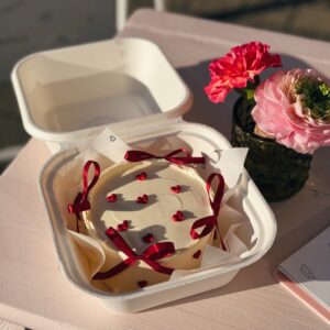 Mini Bento Torte Herz & Schleife