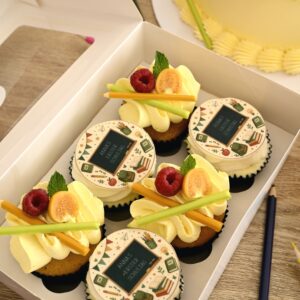 Einschulung Cupcake Box 6er